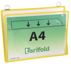 Djois Bemutatótábla Tarifold A4, két fÜllel, sárga