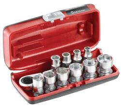 FACOM aljzatfejek készlete 1/4, 11 db