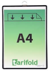 Djois Bemutatótábla Tarifold A4, fÜllel, fekete