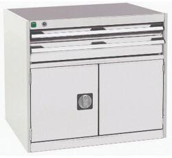 bott Műhely fiókos szekrény Bott Cubio, 70 x 80 x 75 cm, 2 fiók, 1 szekrény, szürke-szürke