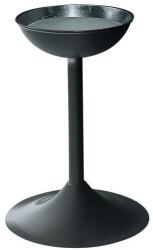 Vepabins Fém hamutartó, m: 72 cm, szín: fekete