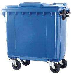 VEPA BINS Konténer, 770 l, lapos fedéllel, kék