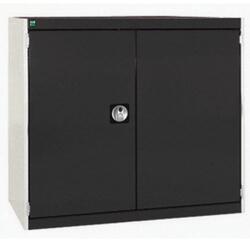 bott Műhelyszekrény Bott Cubio, 90 x 105 x 65 cm, perforált ajtó, szürke-antracit