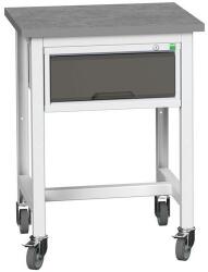 bott Mobil műhelyasztal Bott Verso Storage, 93 x 70 x 60 cm, 1 fiók, linóleum, szürke-antracit