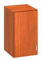 Alfa Office Alfa 500 alacsony, keskeny hozzáépíthető szekrény, 71, 7 x 40 x 47 cm, ajtóval - balos kivitel, cseresznye mintázat