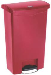 Rubbermaid Slim Jim Step On Front Step szemeteskuka, műanyag, 50 l, piros