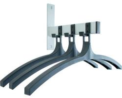 V-Part HIQ fogas, 3 vállfával, fekete/szürke, alumínium