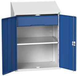 bott Szekrény íróasztallal Bott Verso, 113 x 80 x 55 cm, 1 polc, 1 fiók, szürke-kék