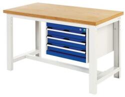 bott Cubio munkaasztal, multiplex, 3 fiók, 75 x 200 cm