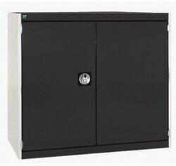 bott Cubio műhelyszekrény, 90 x 105 x 52, 5 cm, perforált ajtó, szürke-antracit