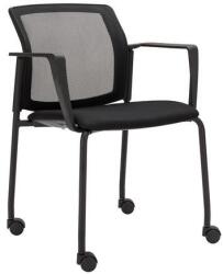 ALBA CR Logos NET konferenciaszék görgőkkel, fekete
