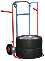 Cordes Molnárkocsi RU37 gumiabroncsokhoz, 200 kg-ig, felfújható kerekekkel, kék