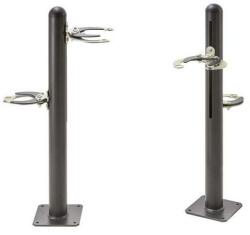 Mottez Permet kültéri robogó állvány, 2 férőhelyes, zárható