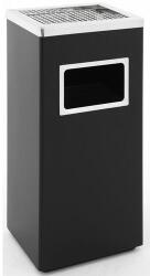 V-Part Szemetes hamutartóval, 14, 5 l, fekete/rozsdamentes acél