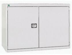 bott Műhelyszekrény Bott Cubio 160, 90 x 130 x 65 cm, perforált ajtó, szürke-szürke