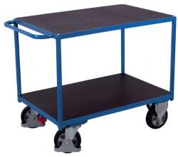 Variofit Polcos kocsi fogantyúval, 1000 kg-ig, 2 polc, 92, 5 x 179 x 80 cm, kék