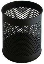 VEPA BINS Fém perforált szemetes, 15 l, fekete