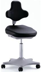 Bimossa Munkahelyi antisztatikus ESD szék Labster Bimos 9103E kerekekkel, poliuretán, fekete