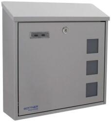 Rottner Muro postaláda, rozsdamentes acél