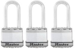 Master Lock Excell 45mm-es titán lakat készlet, 3 db - manutan - 25 629 Ft