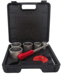 TopTrade koronafúró, körkivágó, kerámia csempéhez, dobozban, 33/53/67/73/83 mm