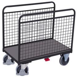 Cordes Platform kocsi két hálófallal, 400 kg-ig, 104, 5 x 106 x 60 cm, szürke