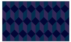 Notrax Déco Design Imperial Jumping beltéri takarítószőnyeg, kék, 60 x 90 cm