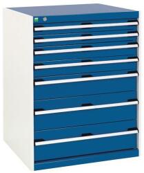bott SL-87 fiókos műhelyszekrény, 100 cm magas, 7 fiókos