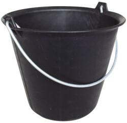 Taliaplast Építőipari vödör fogantyúval, 13 l, fekete
