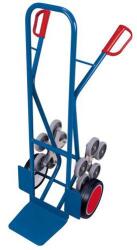 Cordes RU251 lépcsőházi kocsi, 200 kg-ig, tömör kerekekkel, kék