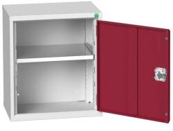 bott Verso fali szekrény, 60 x 52, 5 x 35 cm, szürke-piros