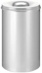 V-Part Tűzálló papírszemetes, 110 l, ezüst