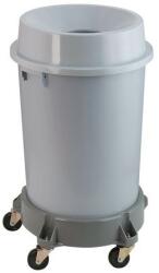 VEPA BINS Műanyag szemetes open top nyílással, 90 l, szürke