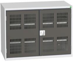 bott Műhelyszekrény polcokkal Bott Verso, drótajtó, 80 x 105 x 55 cm, 2 polc, szürke-antracit