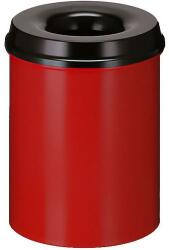 V-Part Tűzálló szemetes, 15 l, piros/fekete