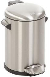 EKO Belle Delux pedálos szemetes, 3 l, matt rozsdamentes acél