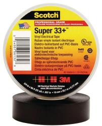 3M Elektromos szigetelőszalag Scotch Super 33+, 6 mx 19 mm, fekete