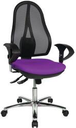 Topstar Nyitott Deluxe irodai szék, lila szín - Topstar