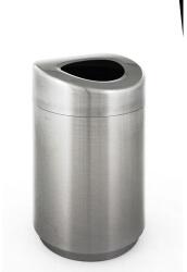 V-Part Nagy kapacitású szemetes, matt rozsdamentes STD acél