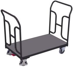 Cordes Platform kocsi két megerősített fogantyúval, 250 kg-ig, 92, 7 x 119 x 60 cm, szürke