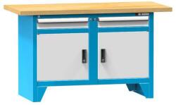 POLAK Hegesztett műhelyasztal Redig, 88 x 150 x 70 cm - manutan - 630 695 Ft
