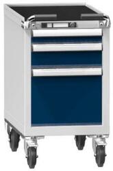 POLAK Műhelykocsi ZHM59-1, 19x36D, 442 x 753 x 810 mm, szürke-sötétkék