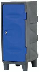 EMP Műanyag öltözőszekrény EMP, lábakon, 1 rész, kék