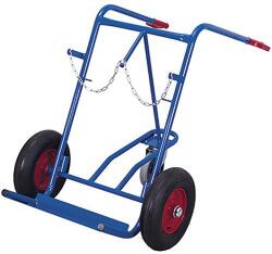 Cordes Rudl RU210 2 hegesztőhengerhez tartókerékkel, 200 kg-ig, felfújható kerekekkel, kék