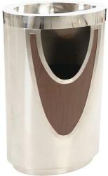 V-Part Design szemetes, rozsdamentes acél