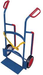 Cordes Rudl RU204 műanyag hordókhoz, 250 kg-ig, tömör kerekekkel, kék