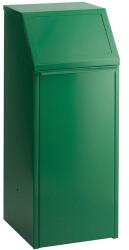 VAR Fém szemétkosár szelektív hulladékgyűjtéshez VAR, űrtartalma 68 l, zöld