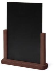 Showdown Displays Krétás menüismertető állvány, sötétbarna, A4
