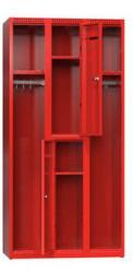 Polak Kombinált gardrób V4, piros - manutan - 257 670 Ft