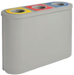 VEPA BINS Triomf szelektív hulladékgyűjtő állomás, szürke